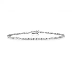 Diamond Jewellery 18ct White Gold Diamond Bracelet BDQ182W