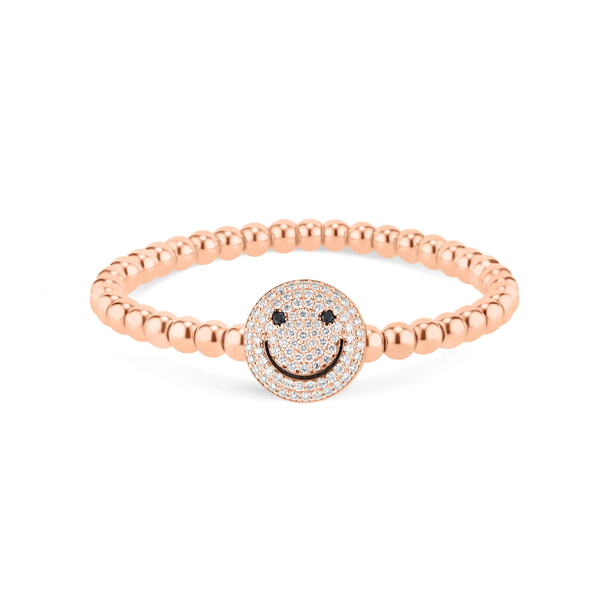 Diamond Smiley Face Bracelet