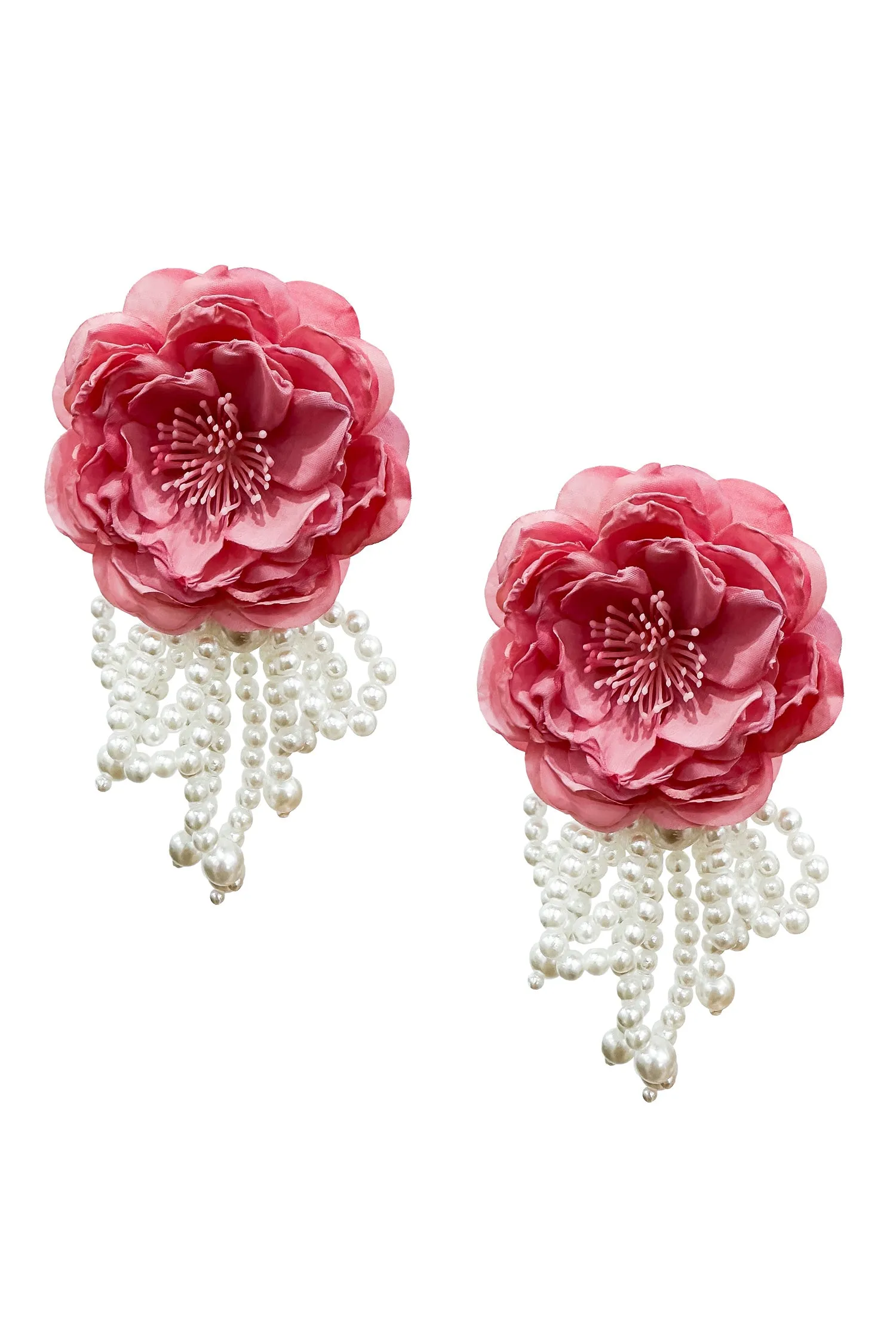 Elettra Pearl Flower Earrings