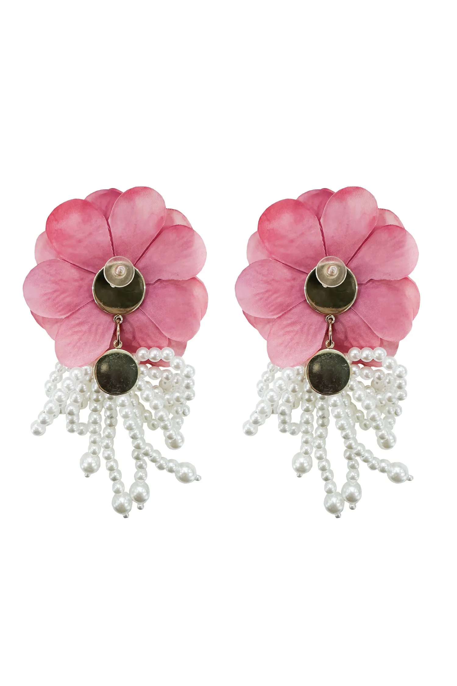 Elettra Pearl Flower Earrings