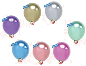Globos Payaso 5in Balloon Platinum Assorted  100ct