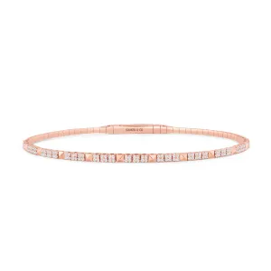 Gold Natural Diamond Bangle