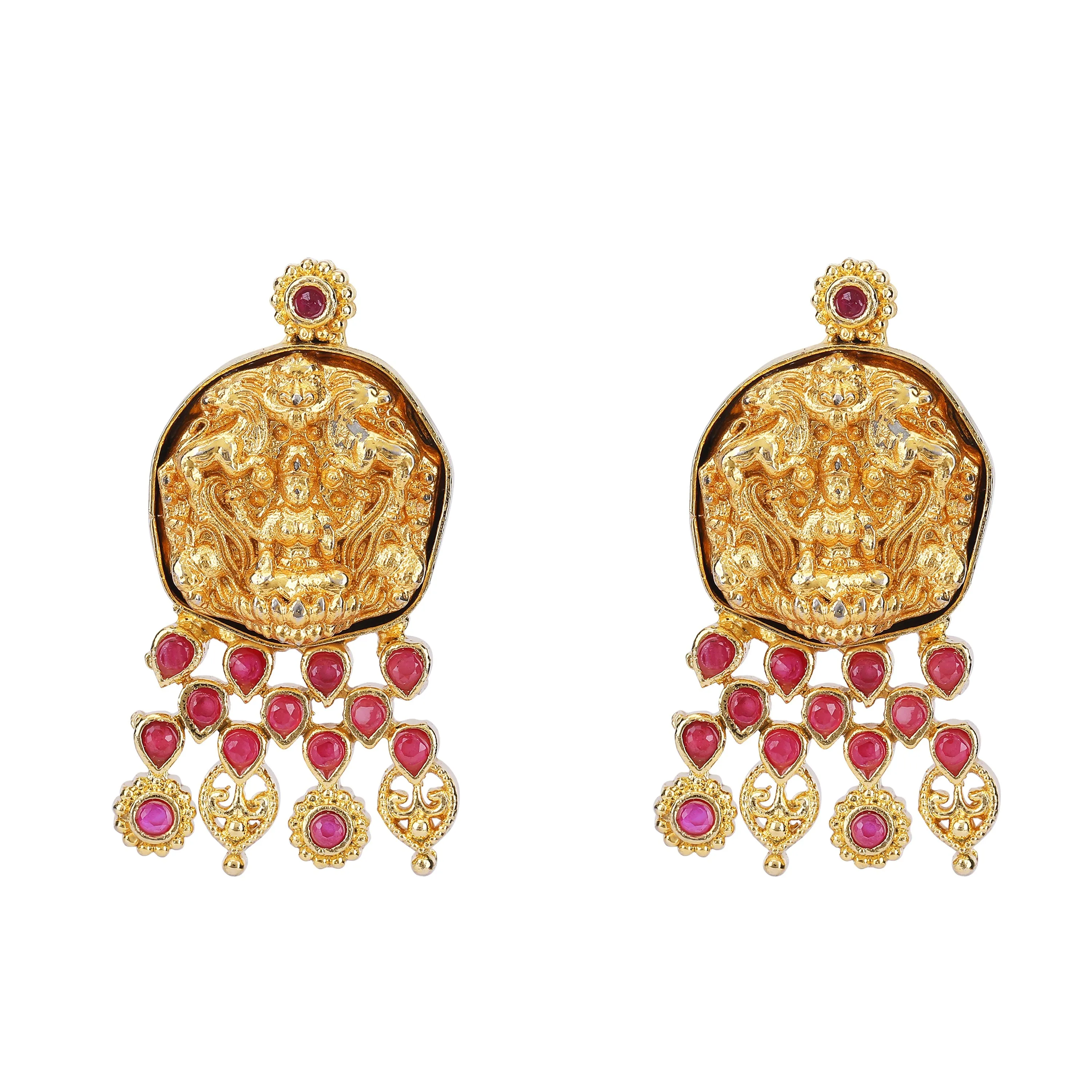 HARSHITA   gold plated necklace set