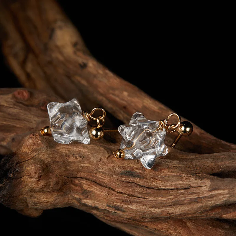 Healing Date - Clear Quartz Earrings