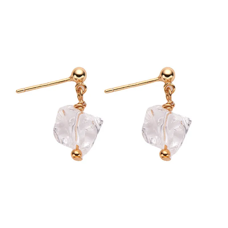 Healing Date - Clear Quartz Earrings