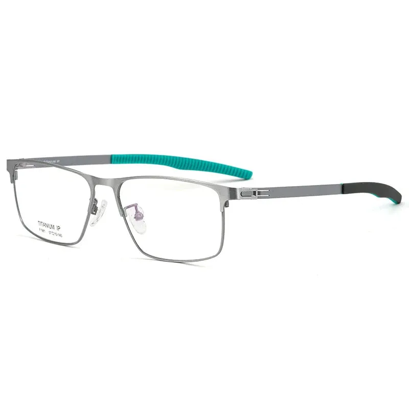Hotochki 2022 New Men Pure Titanium Full Rim Optical Eyeglasses Frame Prescription Glasses with Recipe Spectacles Eyewear