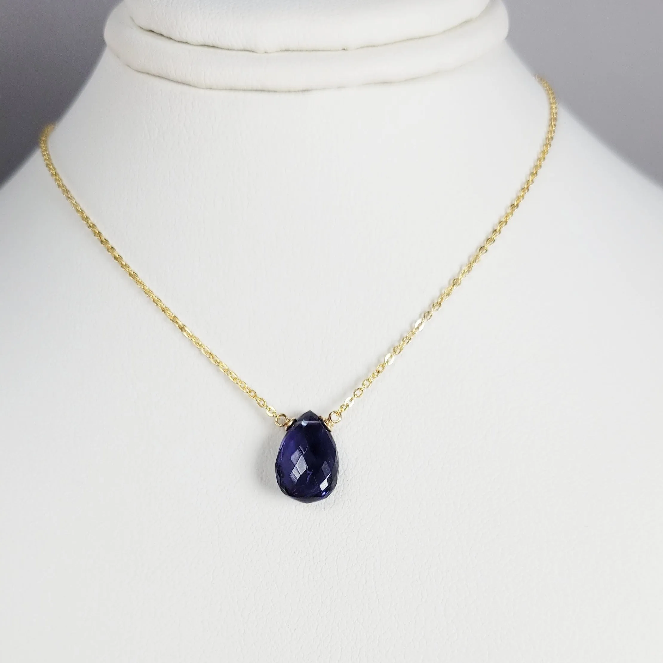 Iolite Briolette Necklace