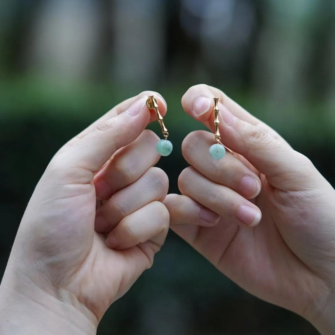Jade Vine Jadeite Earrings