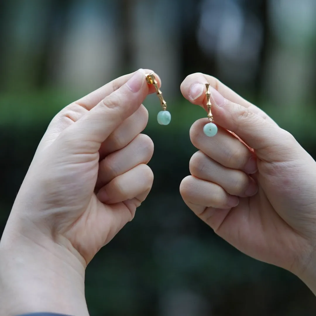 Jade Vine Jadeite Earrings