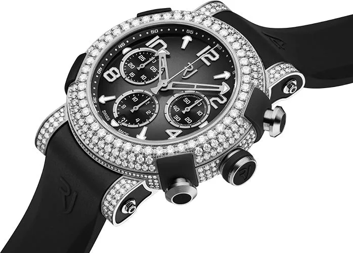 JR Watches ARRAW Marine Titanium Full Diamonds 45mm