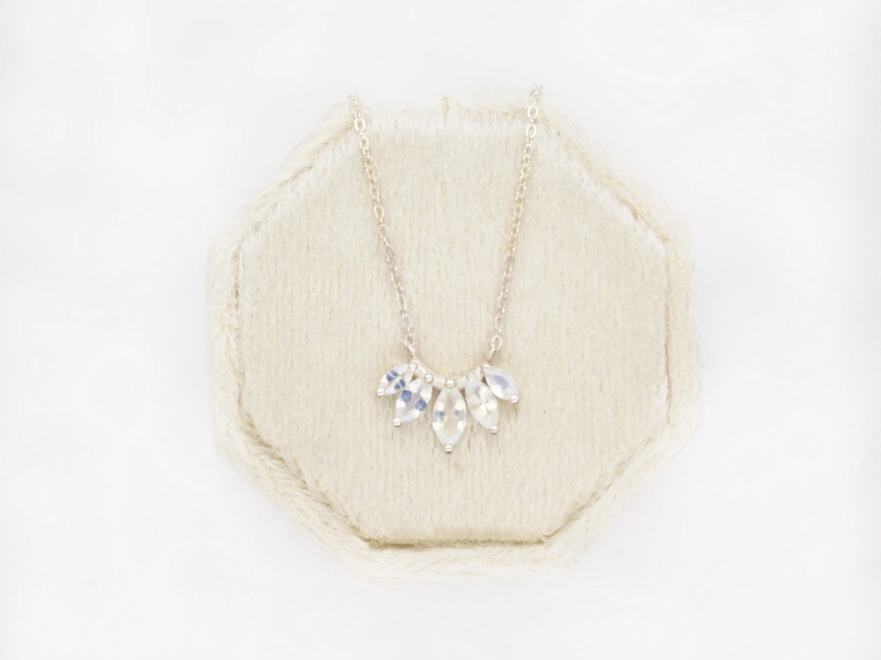 Laurel Necklace in Moonstone
