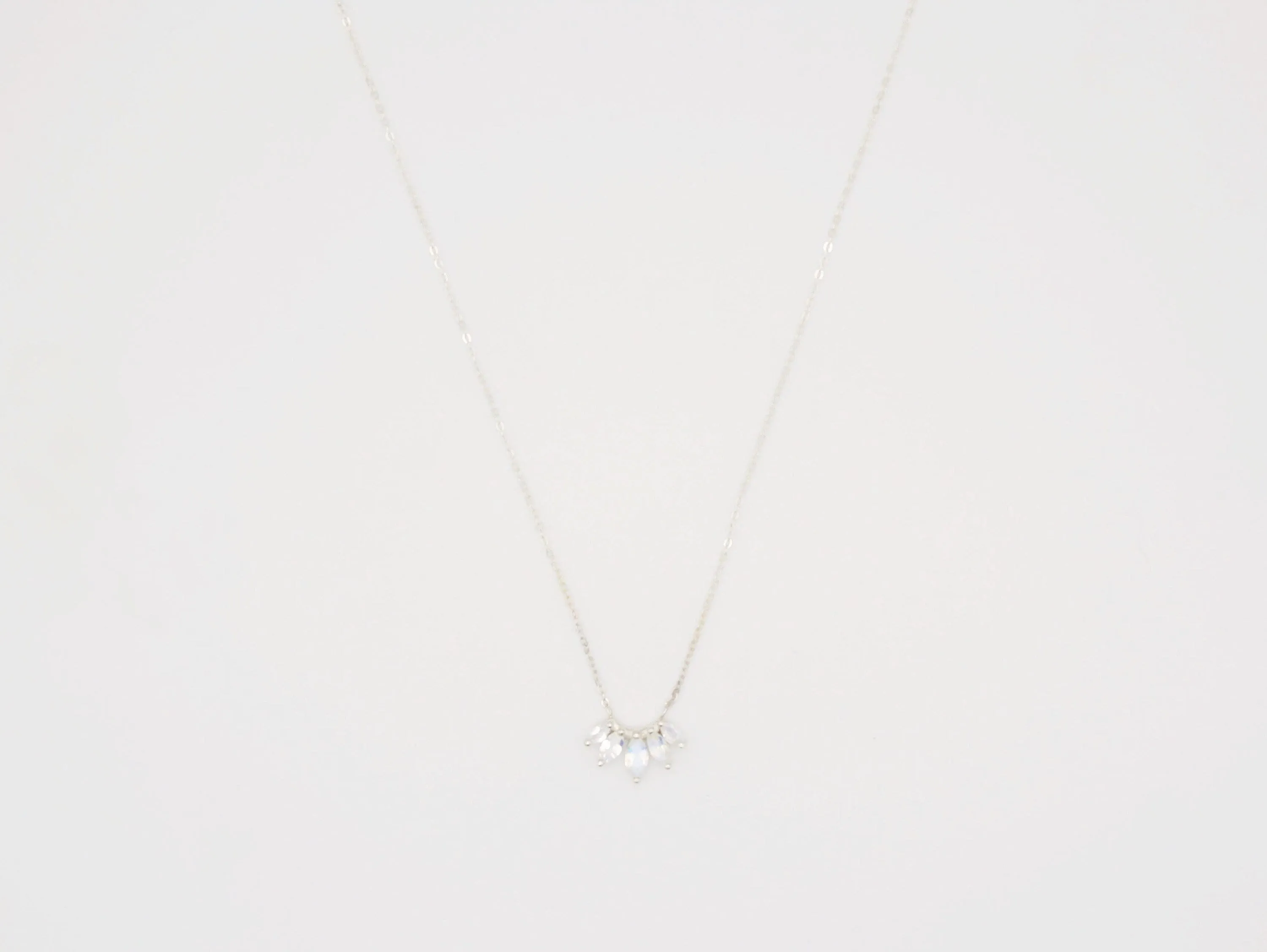Laurel Necklace in Moonstone