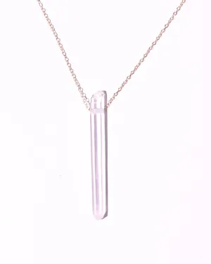 Lemurian Quartz Necklace 14k Gold