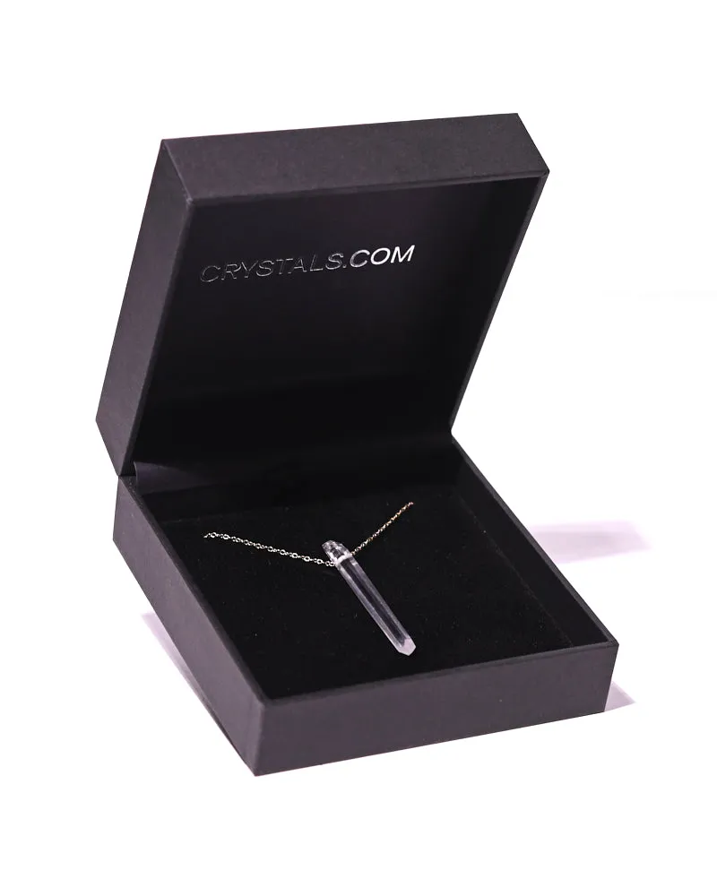 Lemurian Quartz Necklace 14k Gold