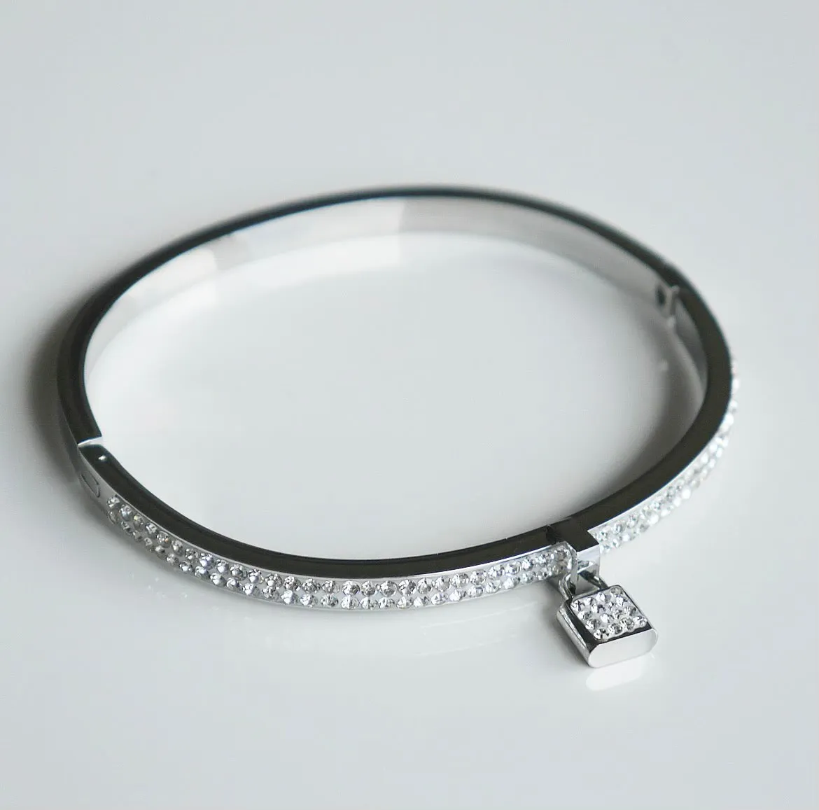 Lock Key Bracelet, Bangle Stainless Steel Bracelet