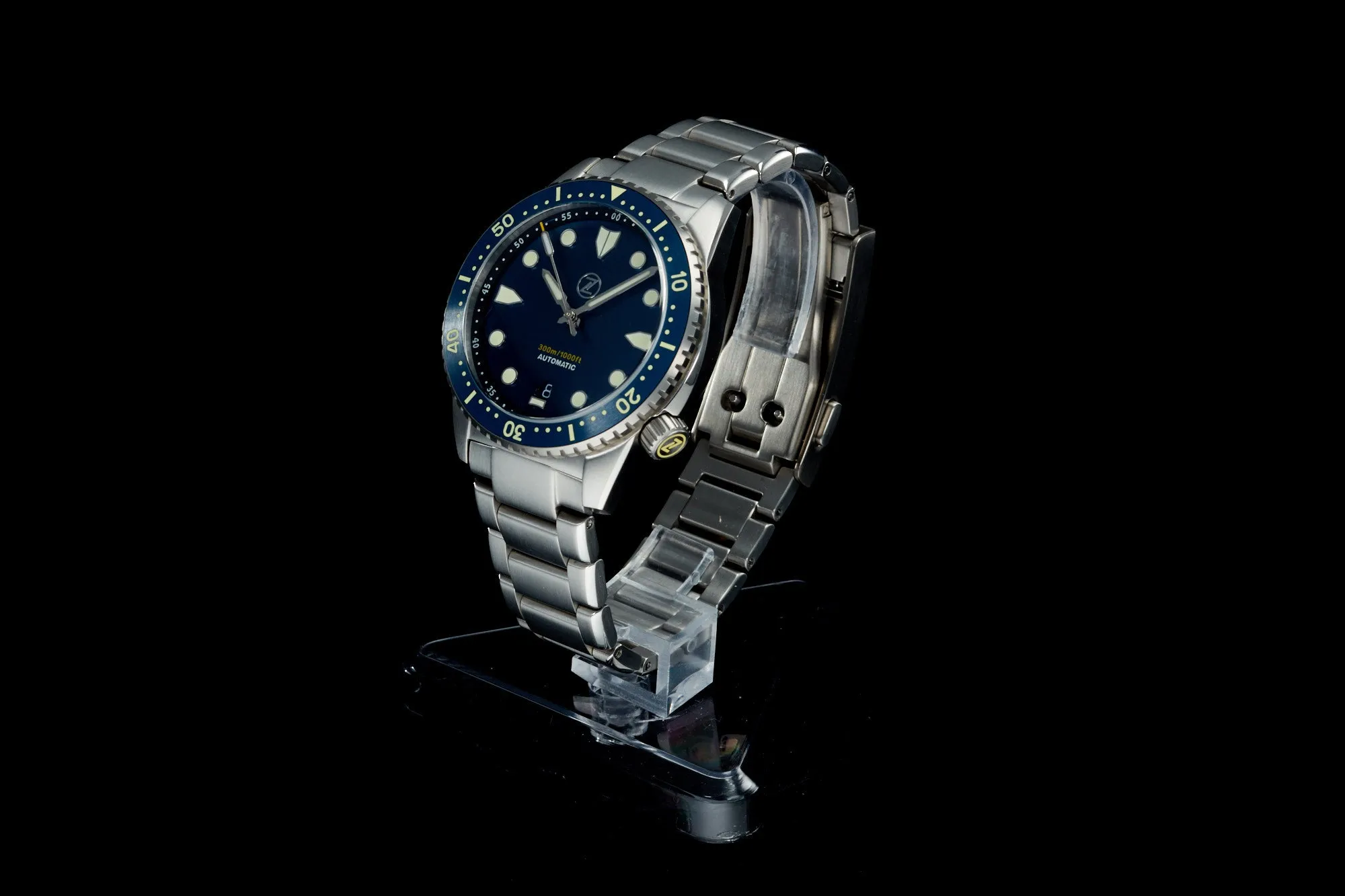 Mako V3 300m Ti 'Blue MOP'