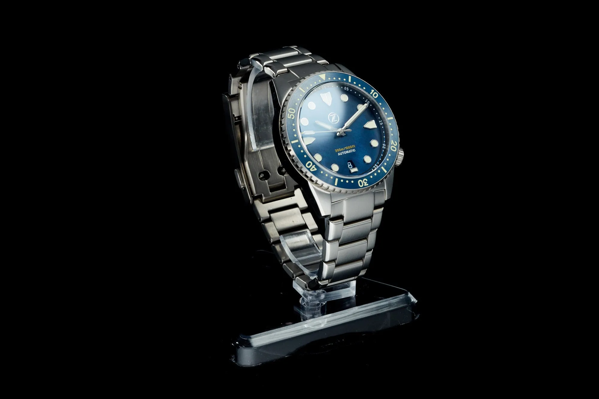 Mako V3 300m Ti 'Blue MOP'