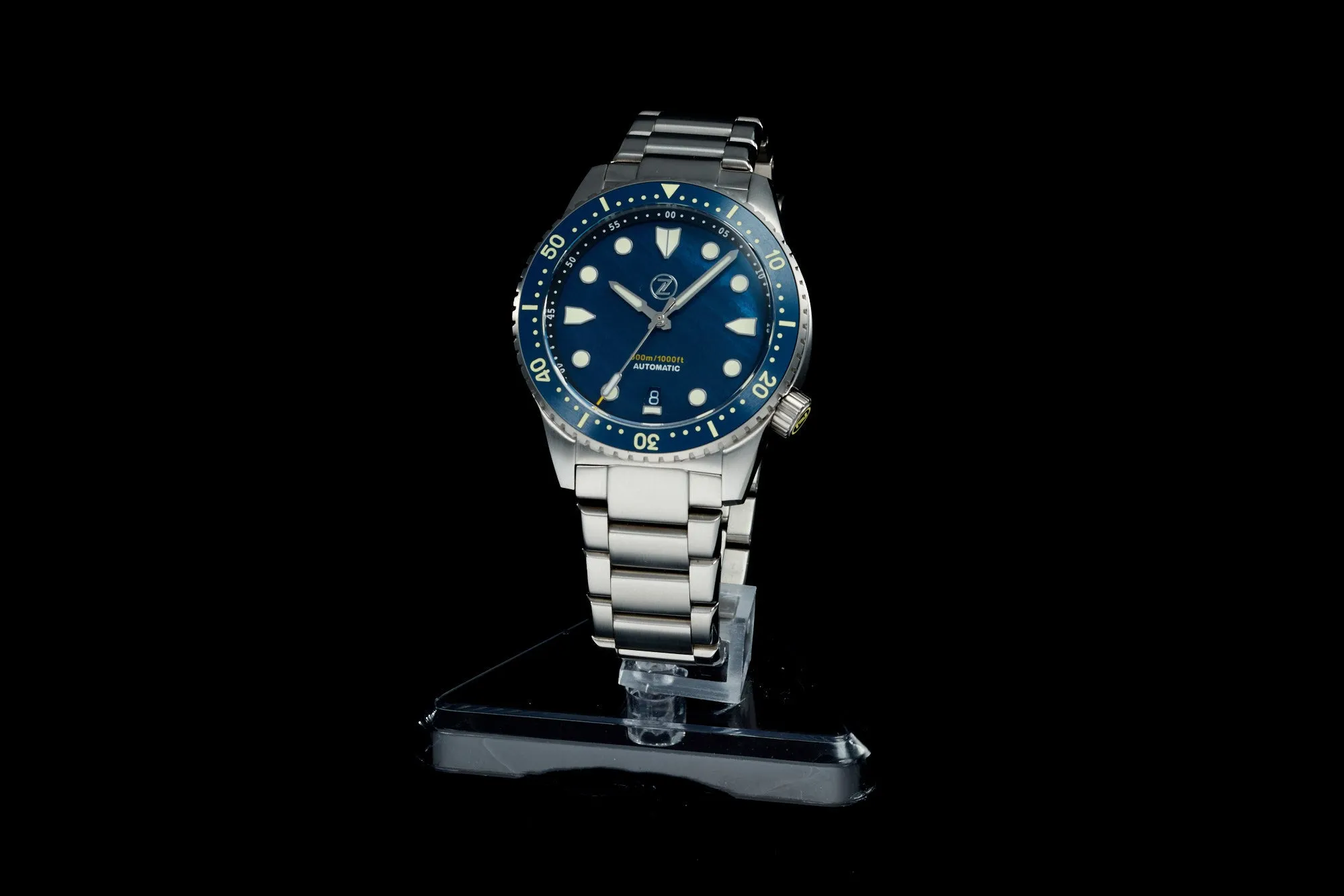 Mako V3 300m Ti 'Blue MOP'
