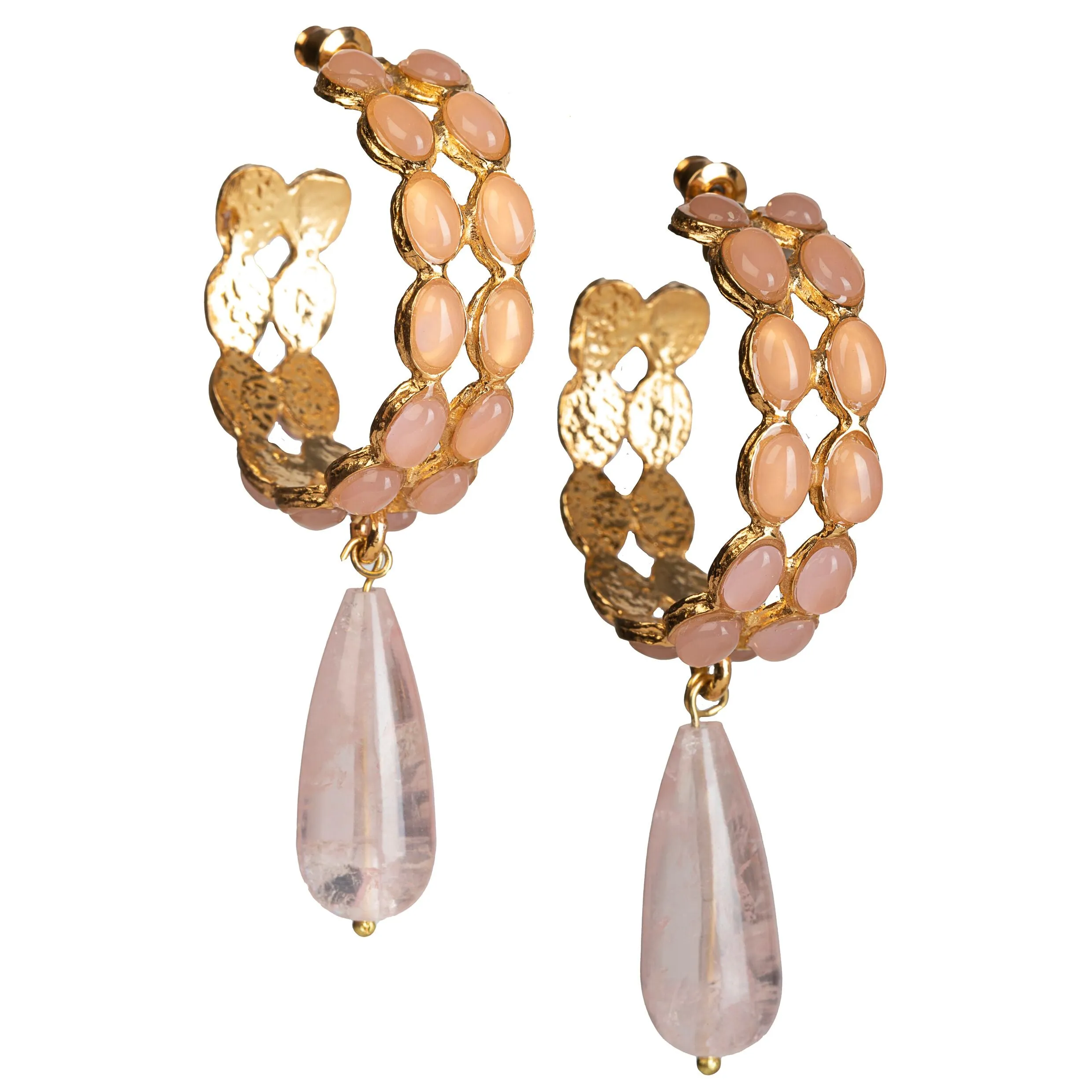 Marvela Earrings Pale Pink