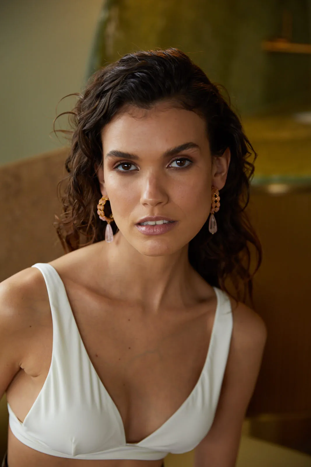 Marvela Earrings Pale Pink