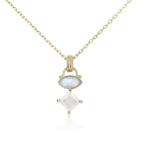 Mila Moonstone Gold Necklace