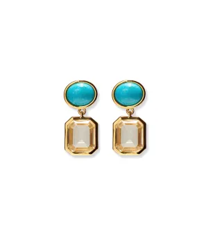 Mini Lush Earrings in Lemon