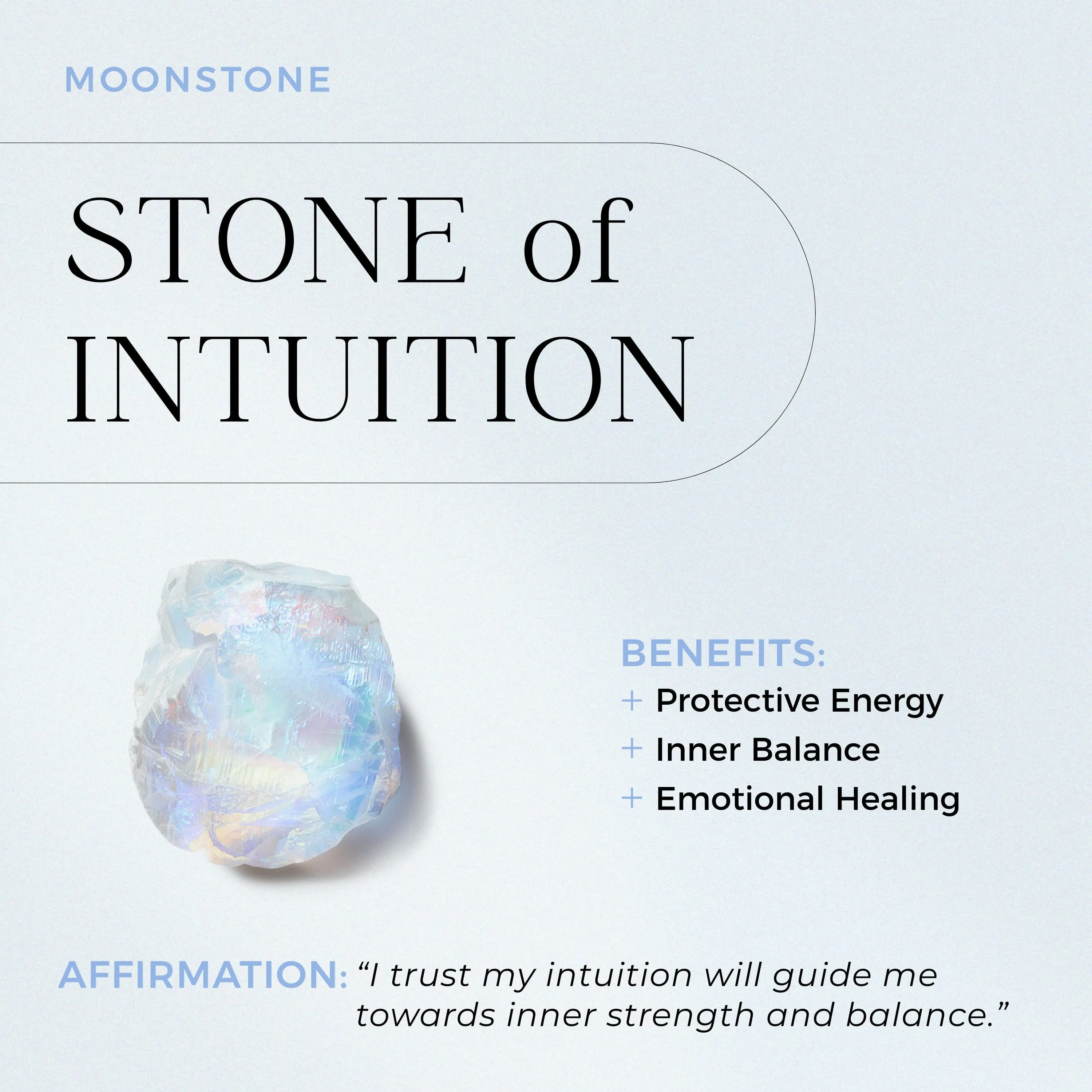 Moonstone White Zircon Ring - Grace