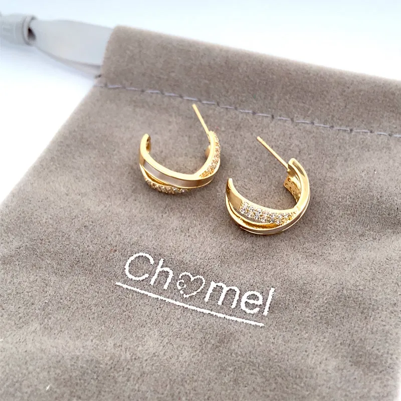 Mother of Pearl Hoop Earrings