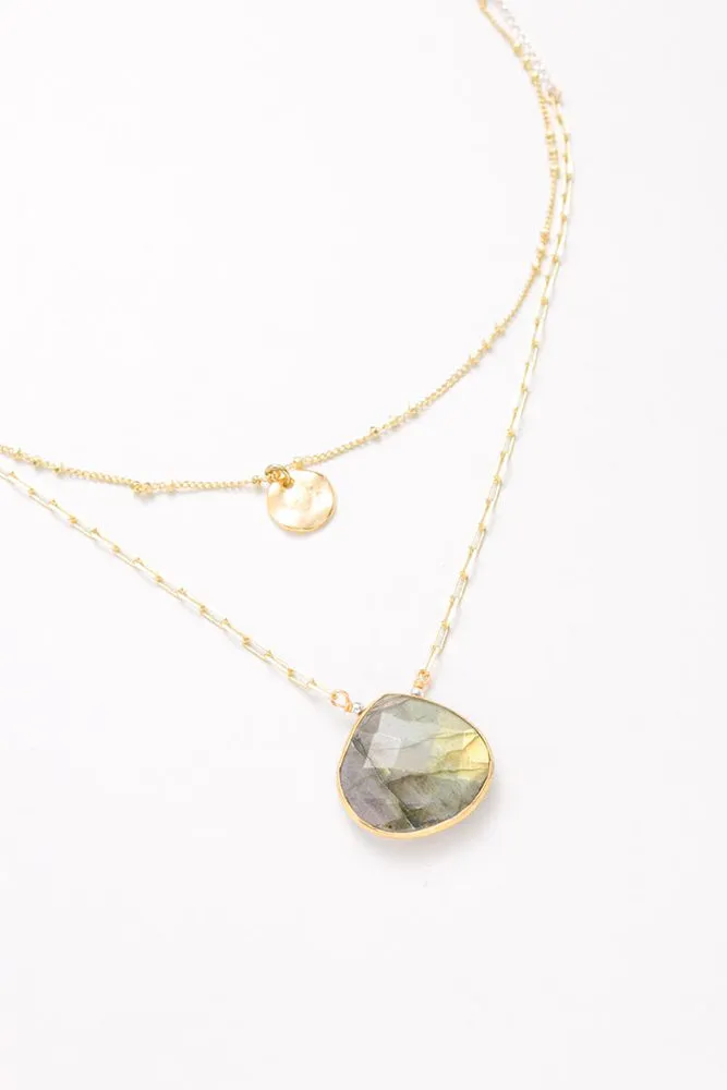 Nakamol Moonstone Layered Necklace