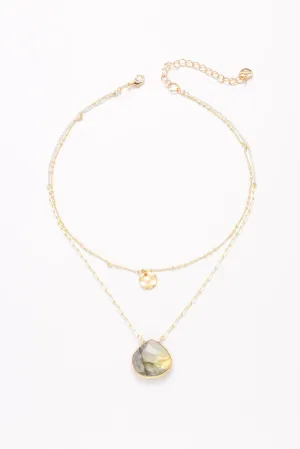 Nakamol Moonstone Layered Necklace