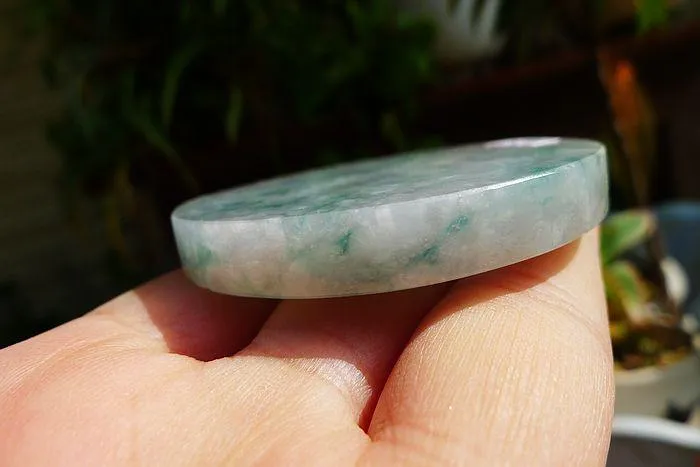 Natural Jade Rough Jadeite Raw (60g,5.5X0.7cm)