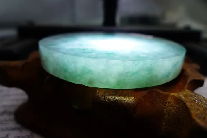 Natural Jade Rough Jadeite Raw (60g,5.5X0.7cm)