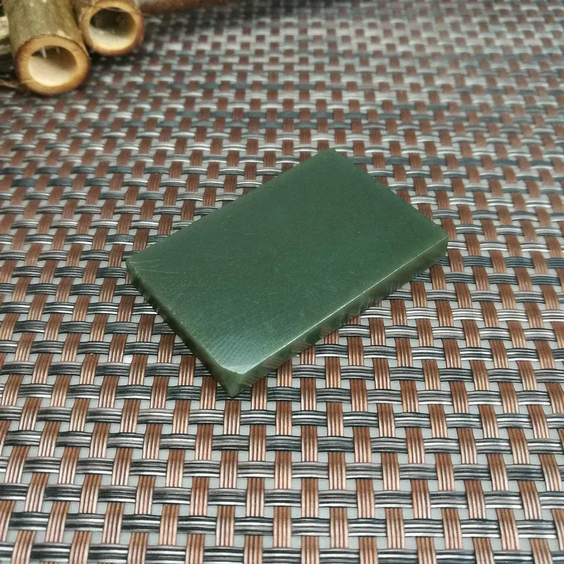 Natural Kunlun Jade Rough Nephrite Raw (30g,5X3.2X0.6cm)