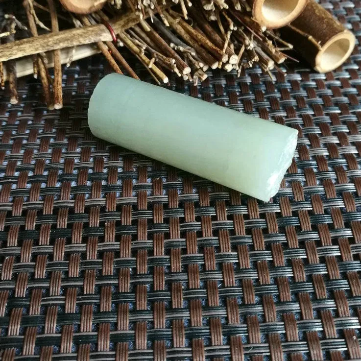 Natural Kunlun Jade Rough Nephrite Raw (43g,5X1.9cm)