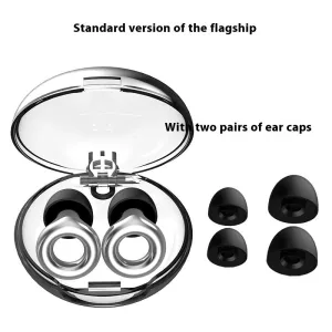 Noise Reduction Sleep Earplugs - 2 Pairs