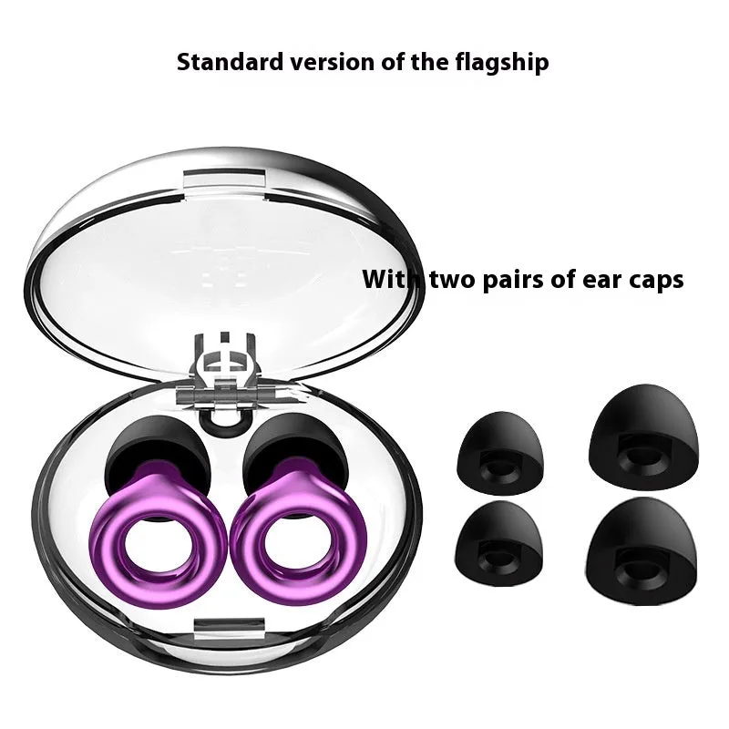 Noise Reduction Sleep Earplugs - 2 Pairs