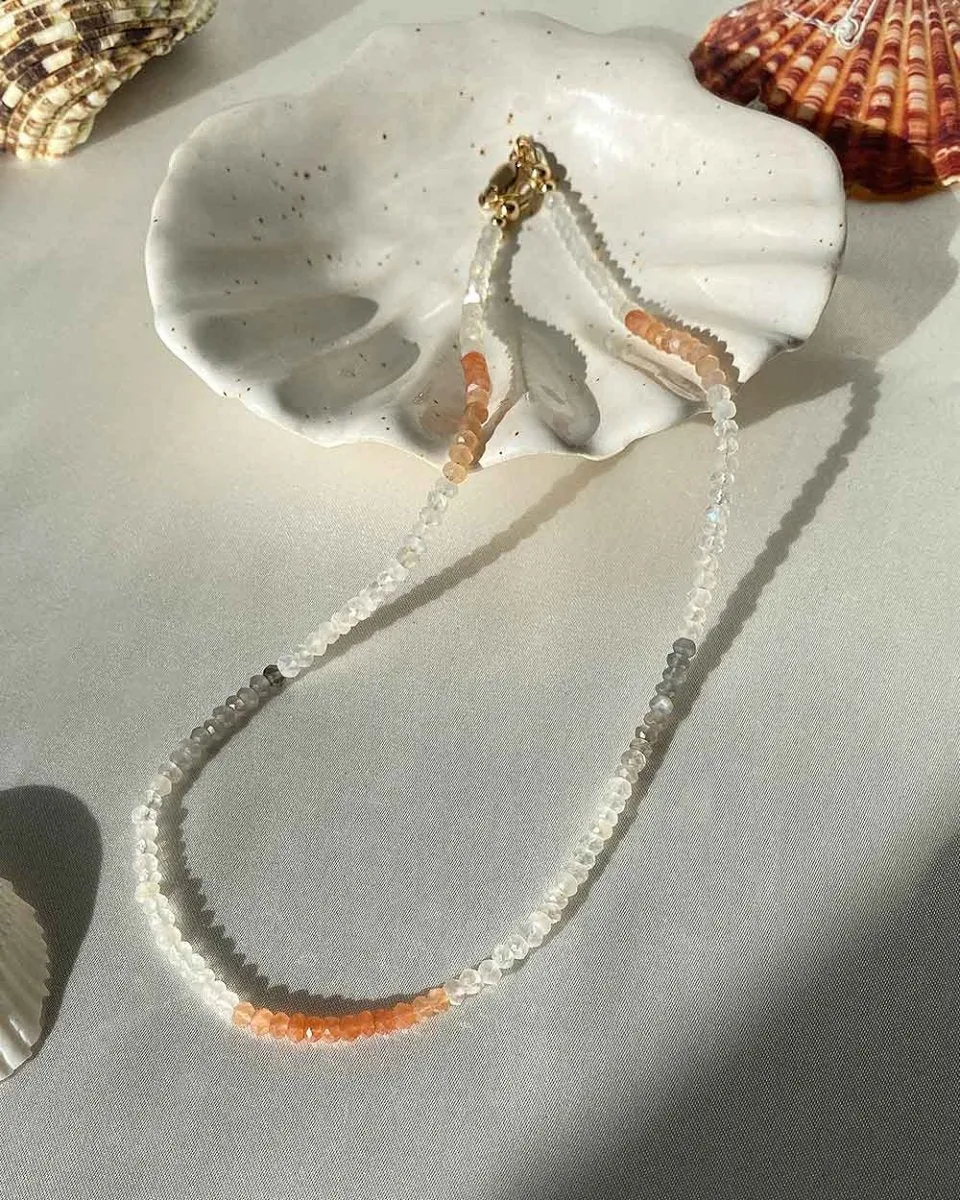 Ombre Moonstone Necklace