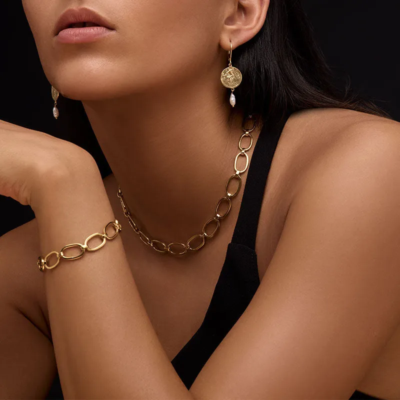 Omega Bracelet, Gold