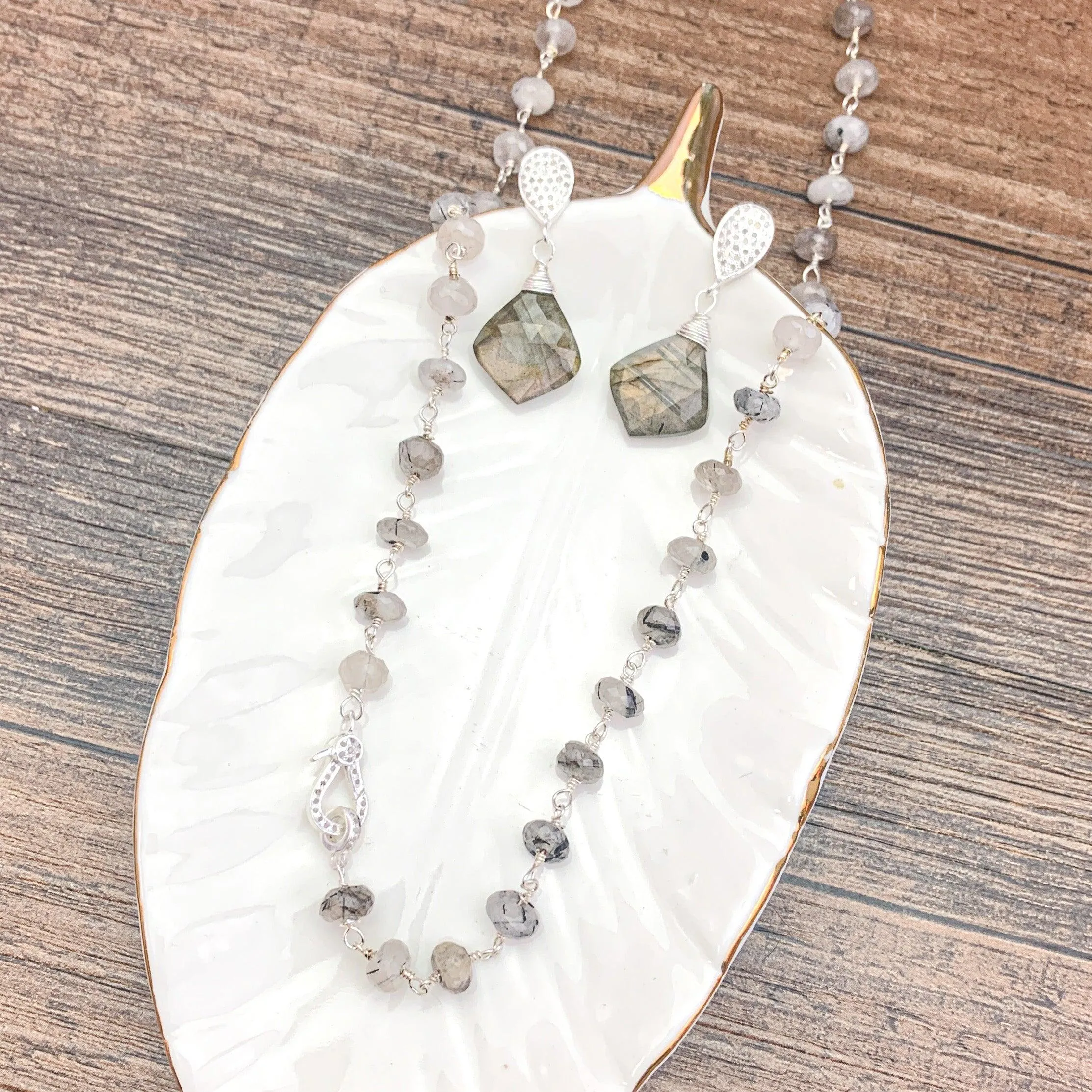 OOAK Classic Silver and Diamonds Jewelry