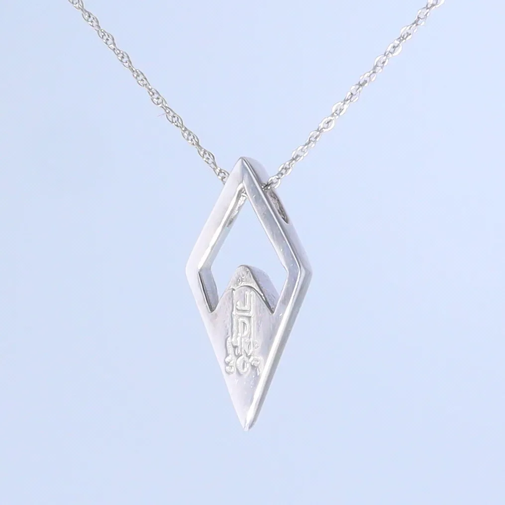 Opal Pendant Diamond Inlaid Design
