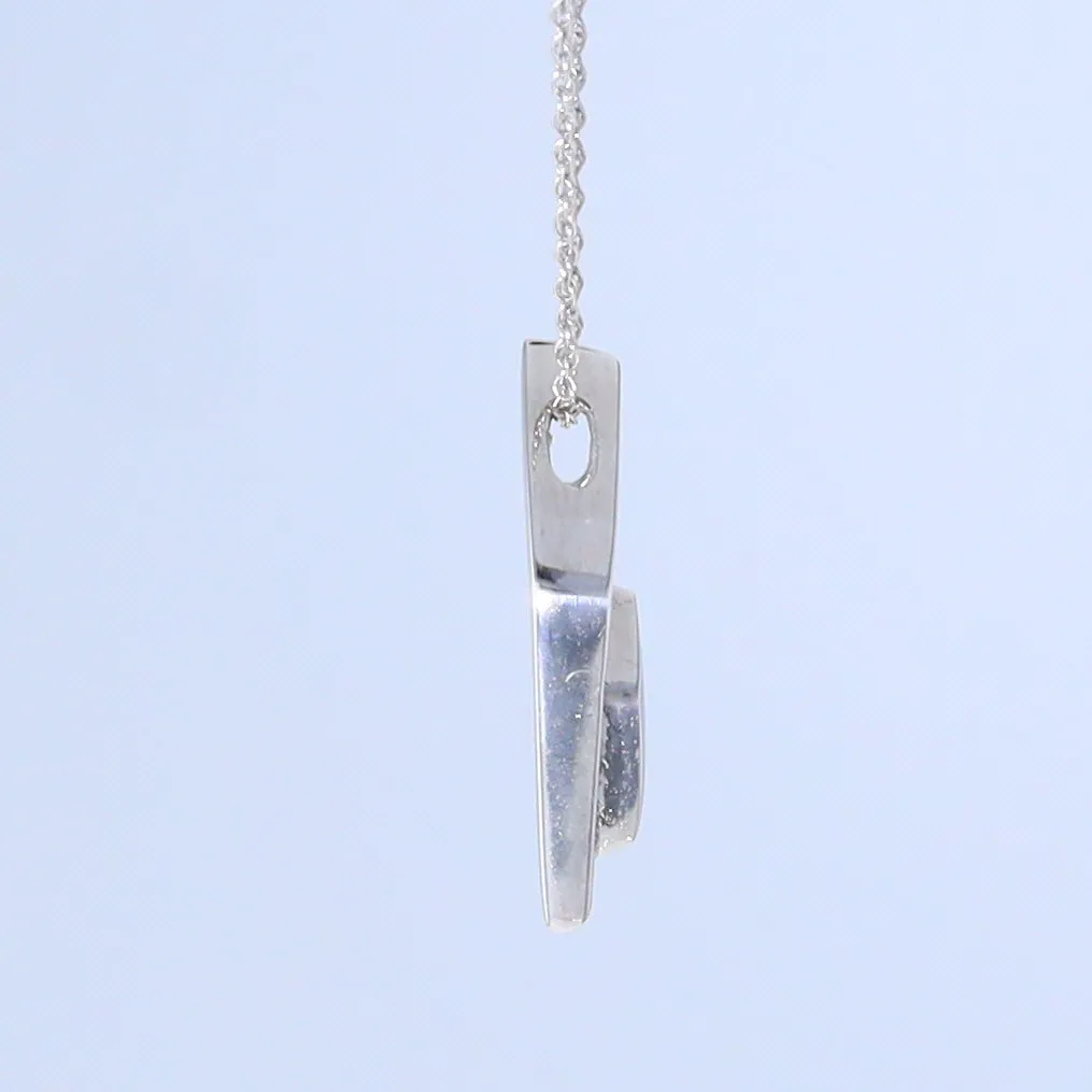 Opal Pendant Diamond Inlaid Design