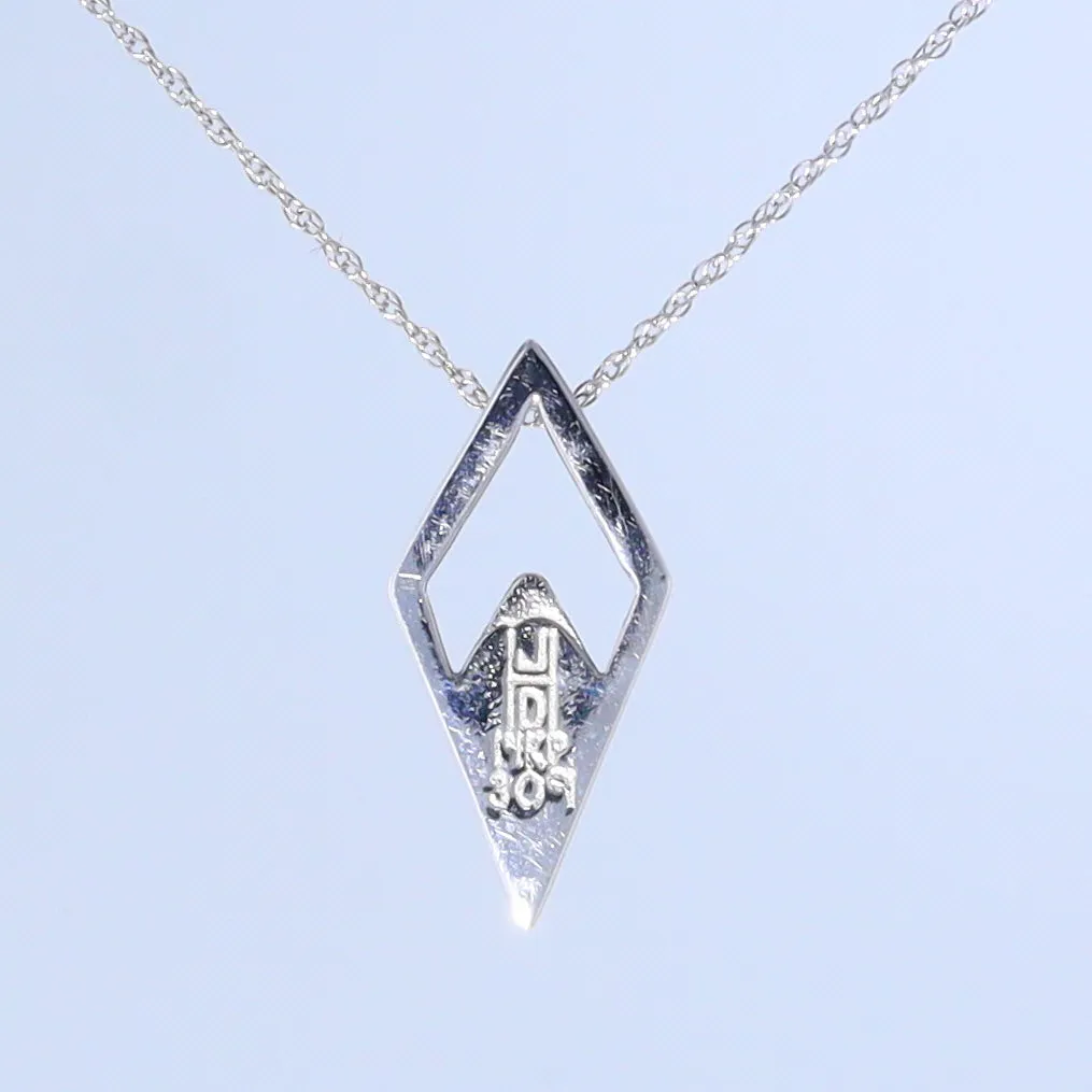 Opal Pendant Diamond Inlaid Design