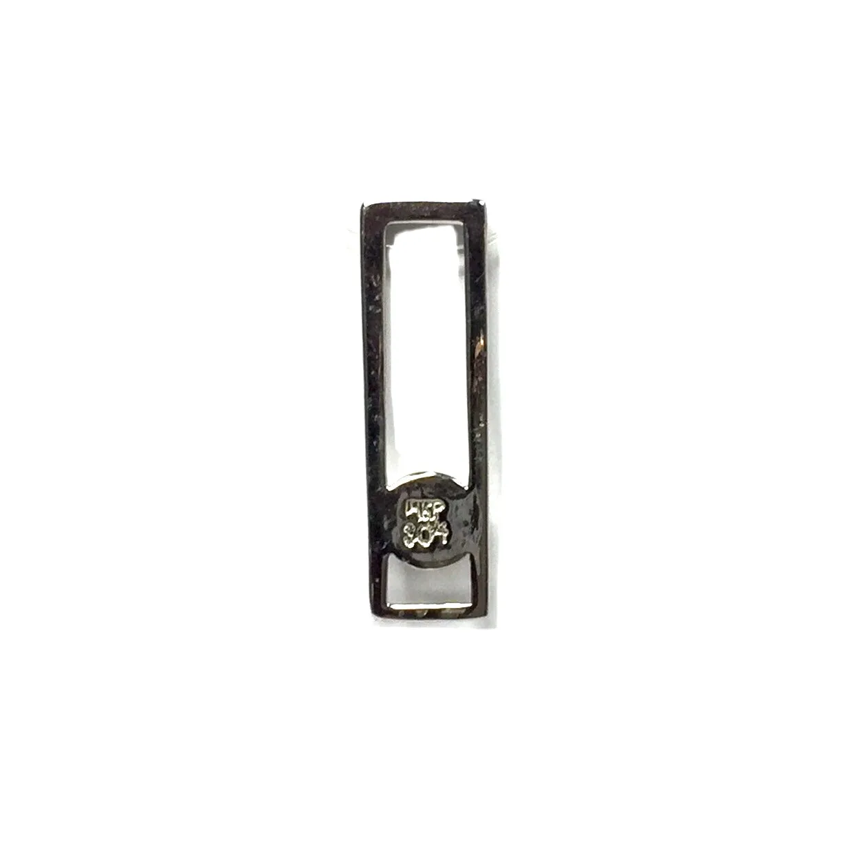 Opal Pendant Round Inlaid Open Rectangle Design