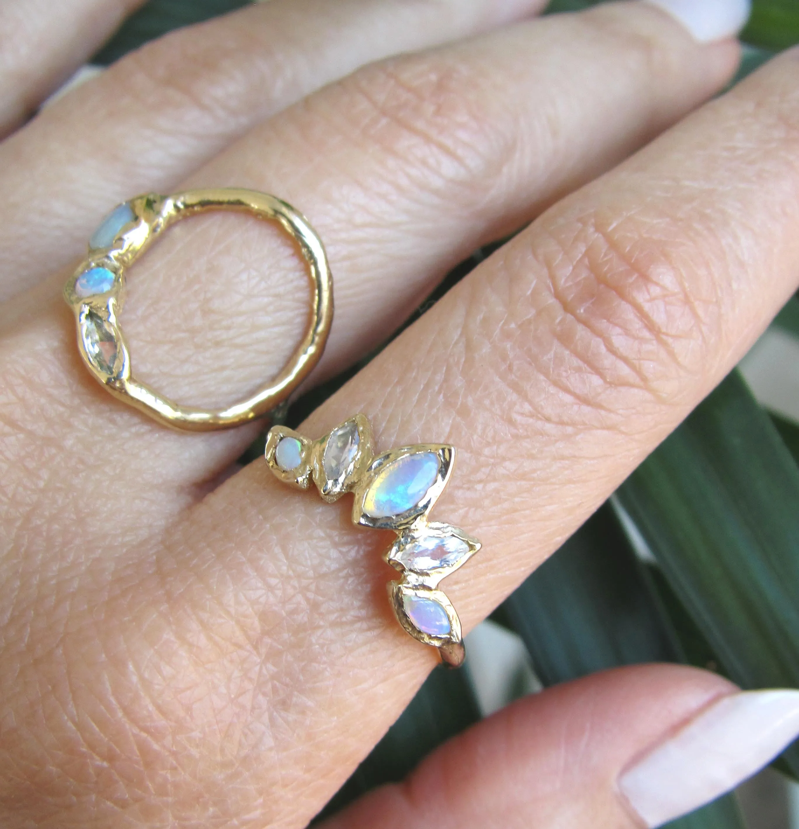 Palm Paradise Ring