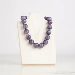 Pearl Cooling Necklace-Amethist : 18"