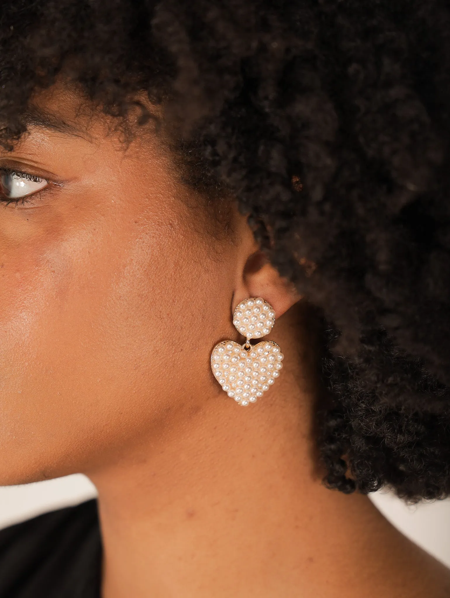 Pearl Heartbeat Earrings