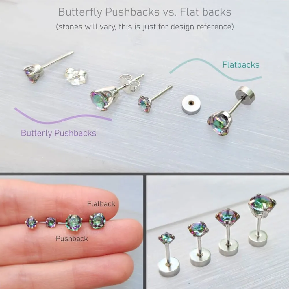 Peridot Stud Earrings