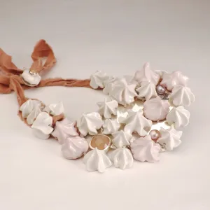 Pile O’ Meringue Ceramic Necklace by Vanessa Shum
