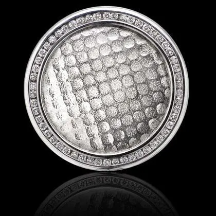 Platinum and Diamond Ball Marker