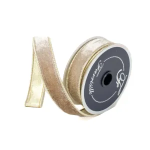Platinum Velvet Sheen Ribbon, 1" X 10YD